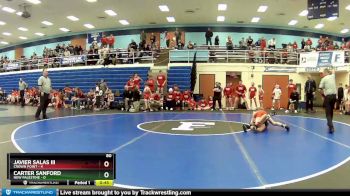 80 lbs Placement (4 Team) - Carter Sanford, New Palestine vs Javier Salas III, Crown Point