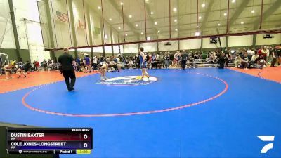 165 lbs Champ. Round 2 - Dustin Baxter, WA vs Cole Jones-Longstreet, WA