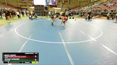 175 lbs Champ. Round 2 - Brice Henry, Thoroughbred Wrestling Academy (TWA) vs Oliver Howard, Alabama