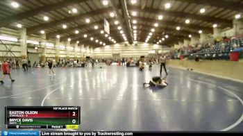 92 lbs Finals (2 Team) - Bryce Davis, INWTC vs Easton Olson, Utah Black