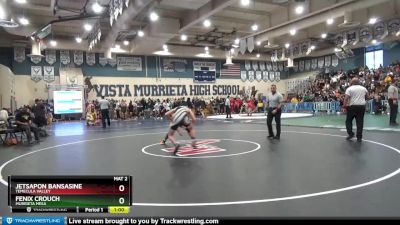 160 lbs 3rd Place Match - Fenix Crouch, Murrieta Mesa vs Jetsapon Bansasine, Temecula Valley