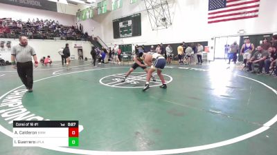 182 lbs Consi Of 16 #1 - Angel Calderon, Birmingham vs Isaiah Guerrero, Upland