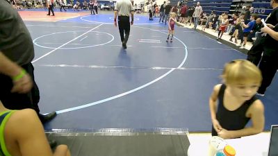 46 lbs Consi Of 4 - Obadiah Grise, Apache Youth Wrestling vs Emalyn Smith, Mountain Home Flyers