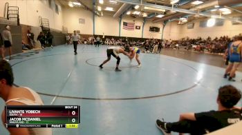 182 lbs Placement - Livante Yobech, South vs Jacob McDaniel, Wheatland