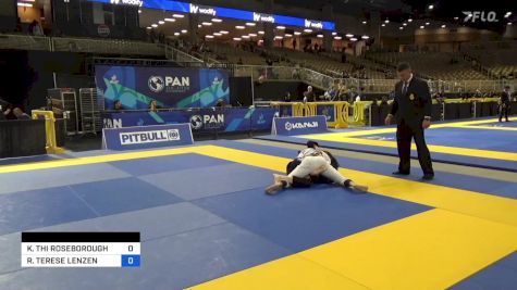 KRISTA THI ROSEBOROUGH vs ROBYN TERESE LENZEN 2024 Pan Jiu Jitsu IBJJF Championship
