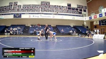 130 lbs 1st Place Match - Montana Delawder, King University vs SierraMarie Miller, Presbyterian