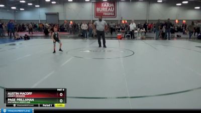 43 lbs Cons. Round 3 - Page Prillaman, Smithfield Wrestling vs Austin Macoff, Legacy Dragons