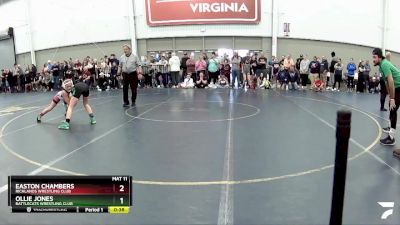 83-88 lbs Round 1 - Easton Chambers, Richlands Wrestling Club vs Ollie Jones, Battlecats Wrestling Club