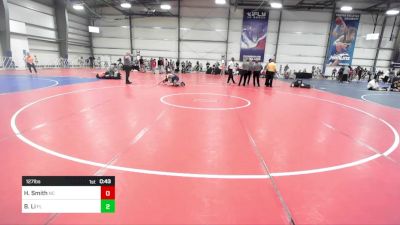 127 lbs Consi Of 8 #2 - Hayden Smith, NC vs Bruce Li, FL