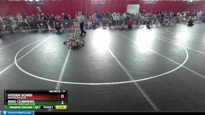 71 lbs Cons. Round 2 - Aydden Schrei, Burlington Elite vs Reed Czarneski, Denmark Wrestling Club