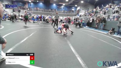 90 lbs Rr Rnd 2 - Jaxson Stewart, Newkirk Takedown Club vs Tucker Gay, Barnsdall Youth Wrestling