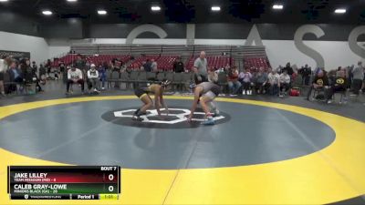 119 lbs Round 2 (8 Team) - Caleb Gray-Lowe, Minions Black (GA) vs Jake Lilley, Team Missouri (MO)