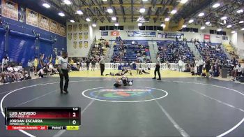 120 lbs Quarterfinals (8 Team) - Jordan Escarra, Cypress Bay vs Luis Acevedo, South Dade