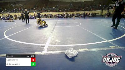 67 lbs Final - Isaias Galindo, Norman Grappling Club vs Jackson Hermann, Greater Heights Wrestling