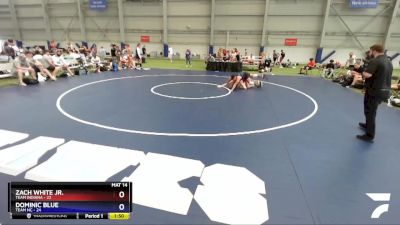 170 lbs Round 1 (8 Team) - Zach White Jr., Team Indiana vs Dominic Blue, TEAM NC