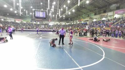 109 lbs Round Of 32 - Paislee Mestas, Mancos Bluejays vs Amelia Richards, Hanover Middle School