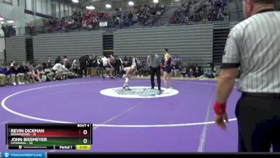 106 lbs Quarterfinals (8 Team) - John Bissmeyer, Cathedral vs Revin Dickman, Brownsburg