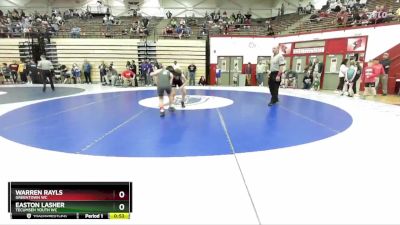 90-98 lbs Quarterfinal - Easton Lasher, Tecumseh Youth WC vs Warren Rayls, Greentown WC