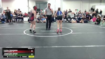 119 lbs Round 3 (6 Team) - Lucia Crossken, Misfits Power vs Angelina Hayes, Finger Lakes Elite