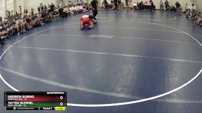 175 lbs Quarterfinals (8 Team) - Andrew Rubino, Nebraska Red vs Tayten Rummel, Iowa USA Red