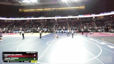 II-101 lbs Cons. Round 3 - Jonah Stevens, Salem Cambridge vs Mason Dellapenta, Eden