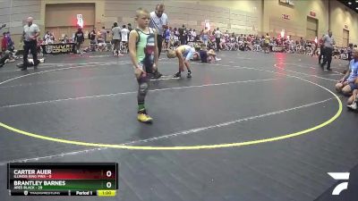 53 lbs Round 3 (6 Team) - Brantley Barnes, Ares Black vs Carter Auer, Illinois King Pins