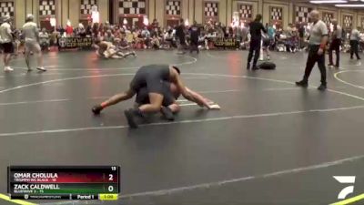 180 lbs Round 2 (6 Team) - Zack Caldwell, BlueWave 3 vs Omar Cholula, Triumph WC Black