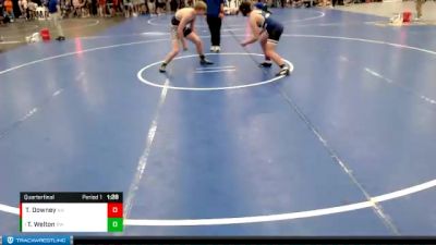 182-195 lbs Quarterfinal - Tysen Welton, Burwell Wrestling vs Trey Downey, Arapahoe Warriors