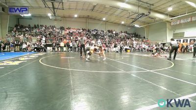 92 lbs Semifinal - Price Cunningham, Barnsdall Youth Wrestling vs Tripp Martin, Team Tulsa Wrestling Club