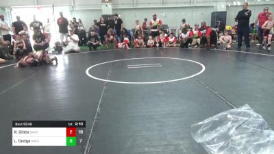 65 lbs Pools - Robert Gibbs, Backyard Brawlers vs Logan Dodge, Ares W.C. (MI)