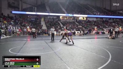 140 lbs Cons. Round 2 - Sebastian Trujillo, Emporia vs Lyle Heck, Valley Center