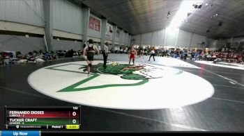 132 lbs Semis (4 Team) - Tucker Craft, Leander vs Fernando Dioses, Lubbock
