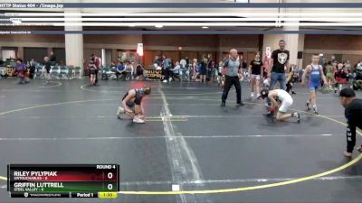 85 lbs Round 4 (6 Team) - Riley Pylypiak, Untouchables vs Griffin Luttrell, Steel Valley