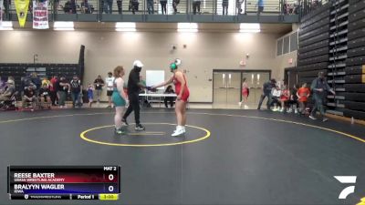 225 lbs Round 4 - Reese Baxter, Ubasa Wrestling Academy vs Bralyyn Wagler, Iowa