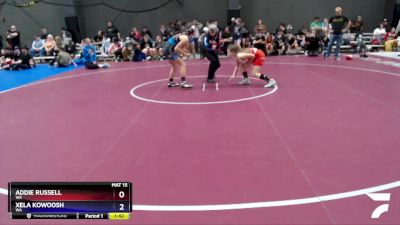 127 lbs Cons. Semi - Addie Russell, WA vs Xela Kowoosh, WA