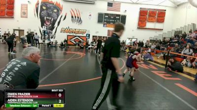 49-53 lbs 5th Place Match - Owen Frazier, Greybull Basin Athletic Club vs Aiden Estenson, Thermopolis Wrestling Club