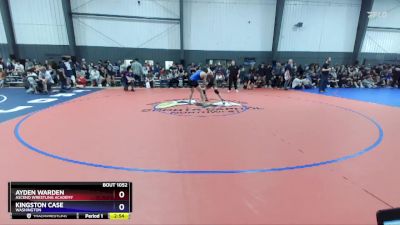 138 lbs Champ. Round 1 - Ayden Warden, Ascend Wrestling Academy vs Kingston Case, Washington