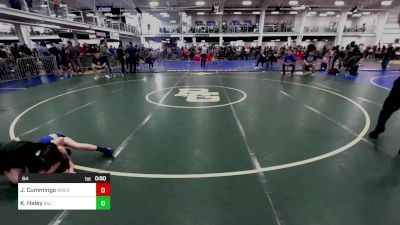 64 lbs Rr Rnd 1 - Jacoby Cummings, Wrestlers Way vs Keegan Haley, Billerica