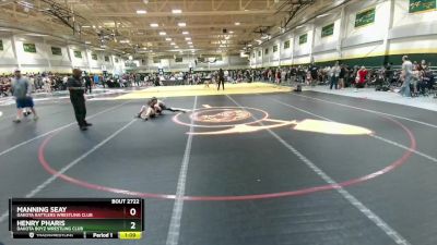 70 lbs Semifinal - Manning Seay, DAKOTA RATTLERS WRESTLING CLUB vs Henry Pharis, Dakota Boyz Wrestling Club