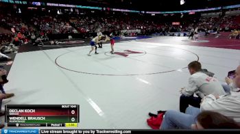 D1-138 lbs Champ. Round 1 - Declan Koch, Neenah vs Wendell Brausch, Mukwonago