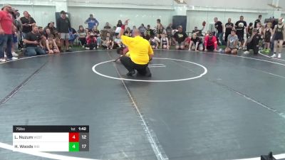 75 lbs Pools - Logan Nuzum, West Virginia Wild vs Heavyn Woods, Rising Kingz