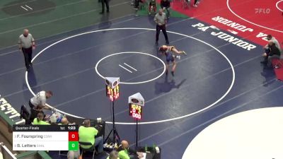 89 lbs Quarterfinal - Finley Fourspring, Corry vs Blythe Letters, Shaler