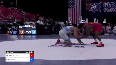 79 kg Rnd Of 64 - Gabriel Arnold, Level Up Wrestling Center vs Ceasar Garza, California