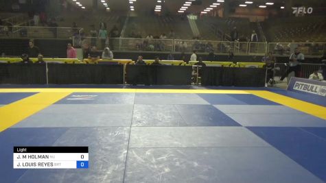 JACOB M HOLMAN vs JOSEPH LOUIS REYES 2024 Pan Jiu Jitsu IBJJF Championship