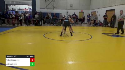 130 lbs Round Of 32 - Tyler Bollinger, Kiski Area vs James Bidoli, Seneca Valley