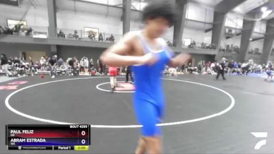 144 lbs Cons. Round 2 - Paul Feliz, OR vs Abram Estrada, WA