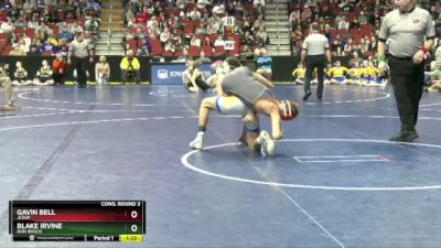 1A-120 lbs Cons. Round 2 - Gavin Bell, Jesup vs Blake Irvine, Don Bosco