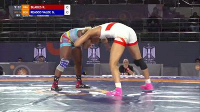 76 kg Quarterfinal - Kennedy Blades, USA vs Genesis Reasco Valdez, ECU