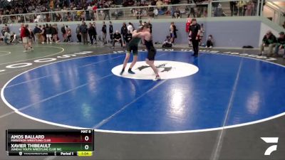 130 lbs Final - Amos Ballard, Marathon Wrestling Club vs Xavier Thibeault, Juneau Youth Wrestling Club Inc.