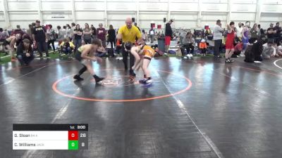 95 lbs Round 1 - Grayson Sloan, 84 Athletes vs Case Williams, Jacket Wrestling Club